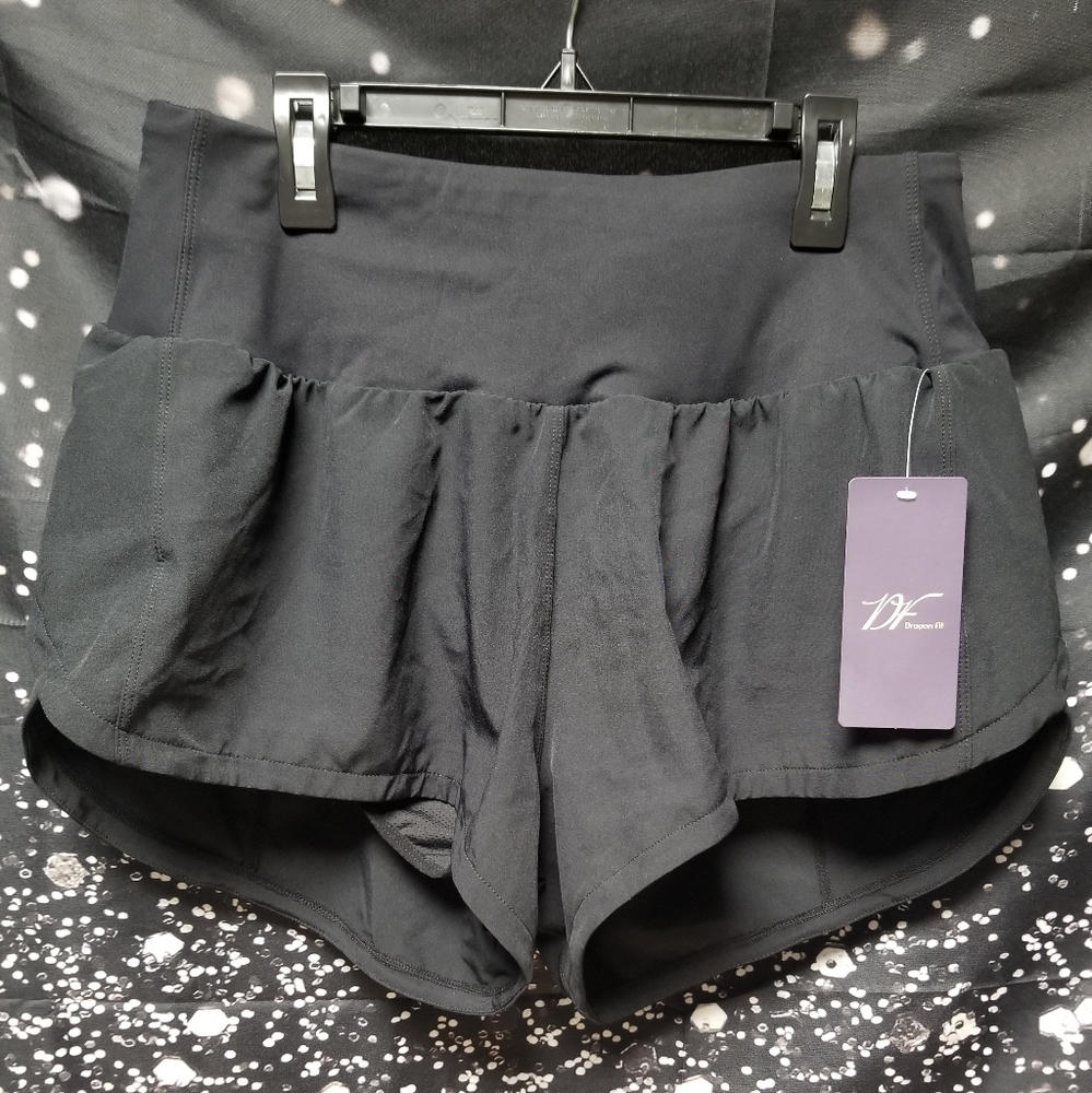 Dragon Fit Large Black Shorts